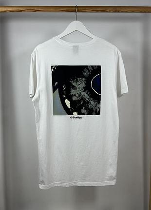 G-star raw back photo print футболка з красивим ефектним дизайном розмір м
