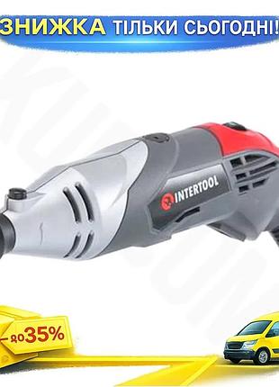 Ku пряма шліфувальна машина universal fit intertool 170 вт для гравіювання та шліфування з регулятором uni2l_k