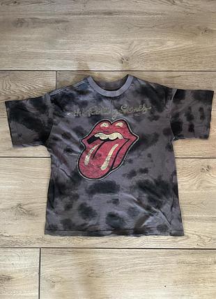 Футболка the rolling stones від sinsay tie-dye. нова