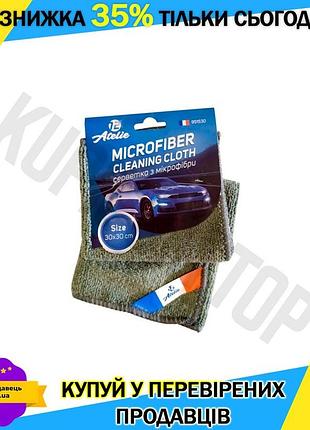 Ku серветка для автомобіля universal fit 12atelie з мікрофібри 30x30 см для прибирання і догляду за ав uni2l_k