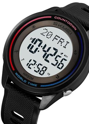 Skmei 2348bkwt black-white 3