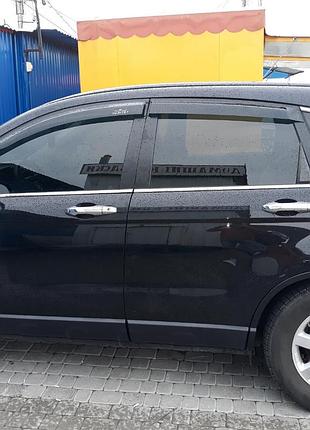 Дефлекторы окон (ветровики) honda cr-v 2007-2012 (hic)