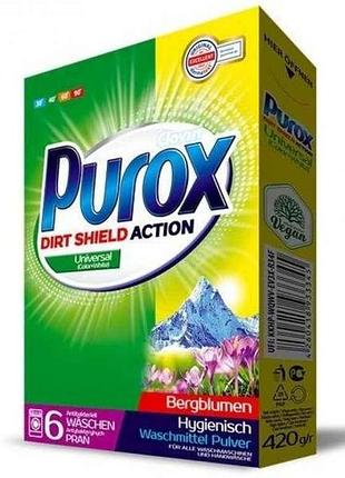 Стиральный порошок 420г автомат colorwhite тм purox