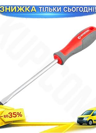 Ku отвертка sl8 150 universal fit мм intertool для монтажа резьбовых соединений с магнитным наконечник uni2l_k