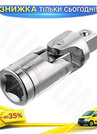 Ku кардан intertool 1/2" universal fit для монтажа и демонтажа резьбовых соединений головка с шарнирны uni2l_k
