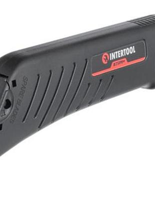 Ku сегментный нож intertool-storm universal fit 18 мм для резки линолеума и разметки пластиковый легки uni2l_k 5