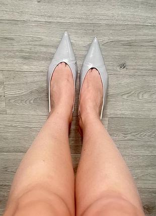 Шкіряні слінгбеки zara 35 розмір 7