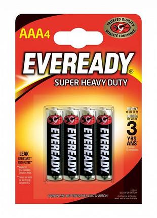 Элемент питания energizer eveready aaа super heavy duty 4шт.