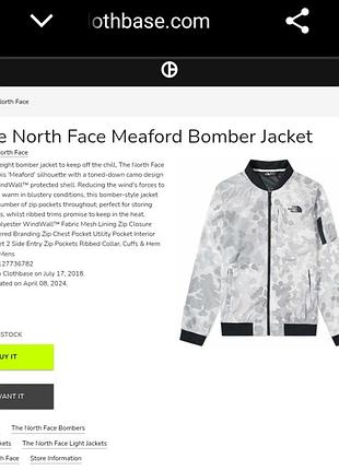 Ветровка бомбер the north face size m original 6