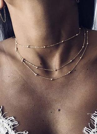 Багатошарове намисто-ланцюжок yiendoo boho 3