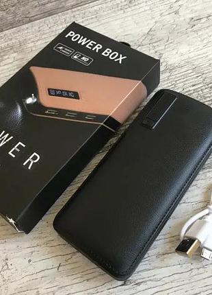 Универсальная мобильная батарея power box (повербанк) 20 000mah, black