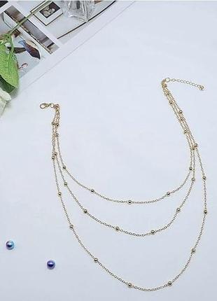 Багатошарове намисто-ланцюжок yiendoo boho 4