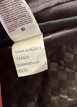 Vans wm realm backpack в расцветке paprika/checkerboard 7