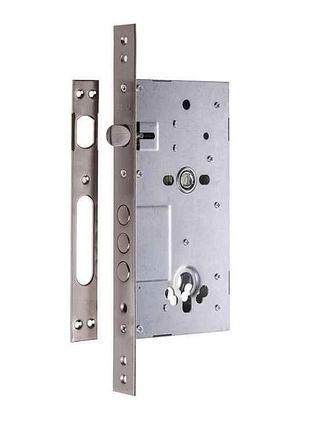 Замок врыжной 210х109х20мм цилиндровый (б/ц) at-lock 252 r тм astex