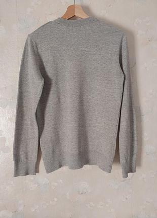 Лонгслив h&amp;m s 44р., серый, хлопок 2