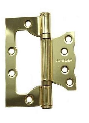 Петля накладная 100 * 75 * 2,5-b2-v2-steel-g (2шт/уп) тм apecs