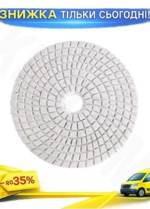 Ku круг алмазный шлифовальный universal fit intertool 125мм p150 на липучке для шлифовки и полировки п uni2l_k