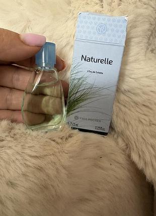 Мініатюра туалетної води yves rocher naturelle 7.5 мл (оригінал)