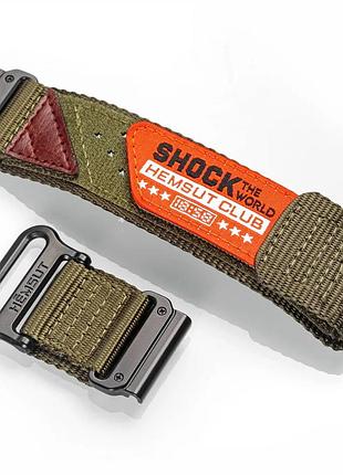 Ремінець для годинника hemsut hga142 shock the world garmin green 22 mm