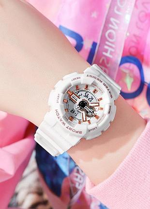 Skmei 1834wt white-gold 3