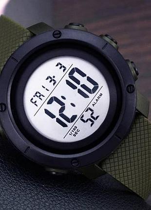 Skmei 1426agwt army green-white 3