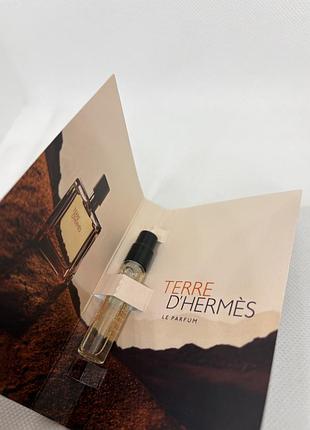 Оригинал пробник terre d'hermes parfum hermès 3