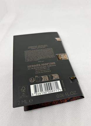 Оригинал пробник terre d'hermes parfum hermès 4