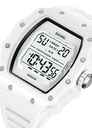 Skmei 2296wt white sale 3