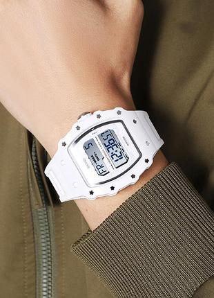Skmei 2296wt white sale 4