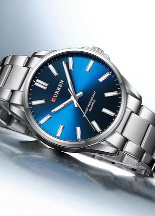 Curren 9090 silver-blue 4