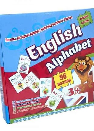 Пазли стратег english alphabet (eng.) в кор-ці 25-25-5см. 539 тм strateg