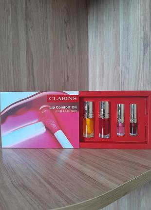 Clarins lip oil набiр 2