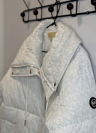 Куртка michael kors лого біла 77a7030m42 4