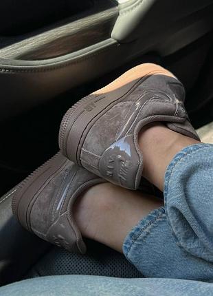 Nike air force 1 brown premium 4