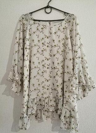Нереальна блузка туніка великого розміру