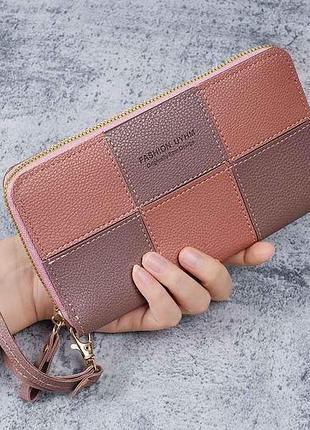 Кошелек женский 20*11*2,5см микс экокожа 653-3 тм китай