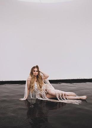 Сукня макроме для фотосесії або на пляж. платье на пляж, фотосессию макроме