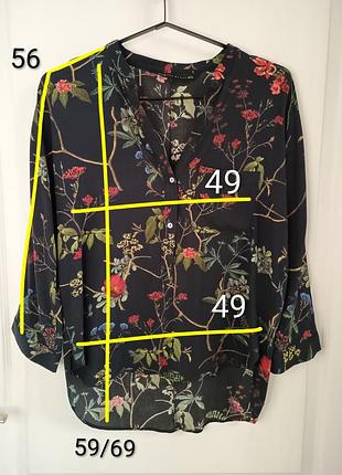 Рубашка zara розмір s 9