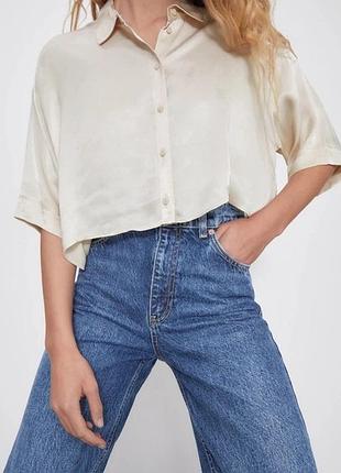 Блуза zara бежева s/m