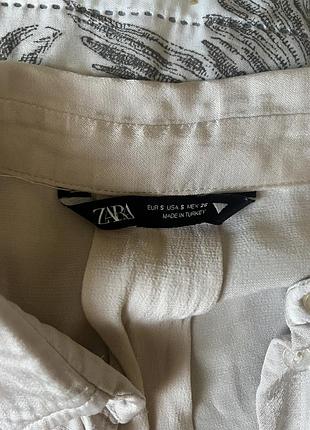 Блуза zara бежева s/m 6