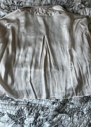 Блуза zara бежева s/m 7