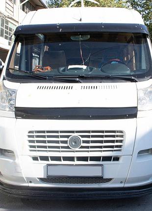 Дефлектор капота (мухобойка) для peugeot boxer 2006-2014 (tan24)