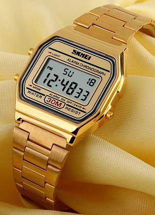 Skmei 1123gd gold 2