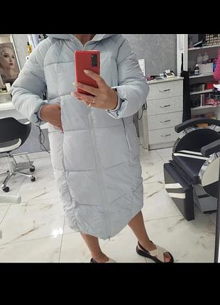 Зимний пуховик пальто р. л 9