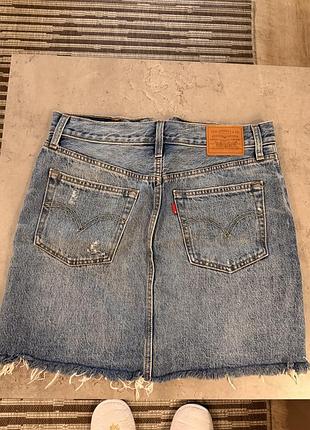Джинсова спідниця levi’s розмір м 2