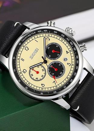 Skmei 9318bebk beige-black 4
