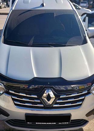 Дефлектор капота (мухобійка) для renault kangoo 2021+ (tan24)