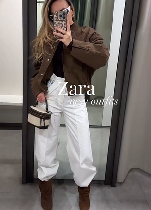 Утеплений бомбер /куртка zara 3