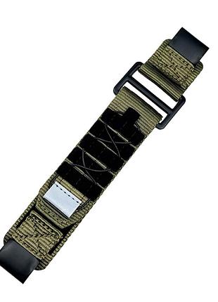 Ремешок для часов nylon pro for garmin army green 22 мм