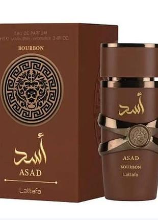 Парфюм унисекс lattafa perfumes asad bourbon, 100 мл(premium)
